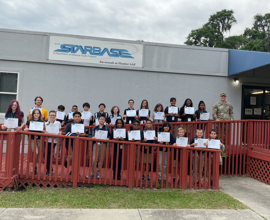 New Hampstead Graduating Class at Starbase Savannah